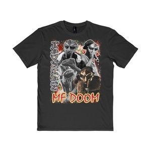 Vintage Style Black MF DOOM Underground Rap Tee